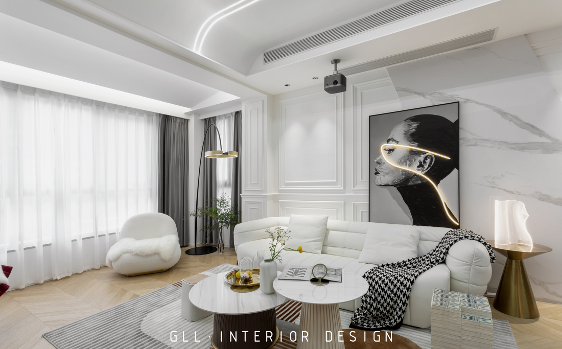 巧用移动墙板,打造半熟开放式厨房-11