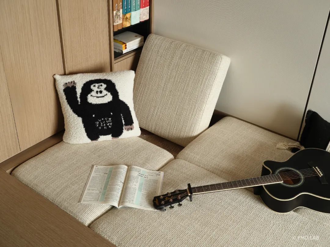 《学霸养成基地39㎡》孩子放学后从作业辅导到深夜食堂的不焦虑公寓丨上海岳蒙空间设计-29