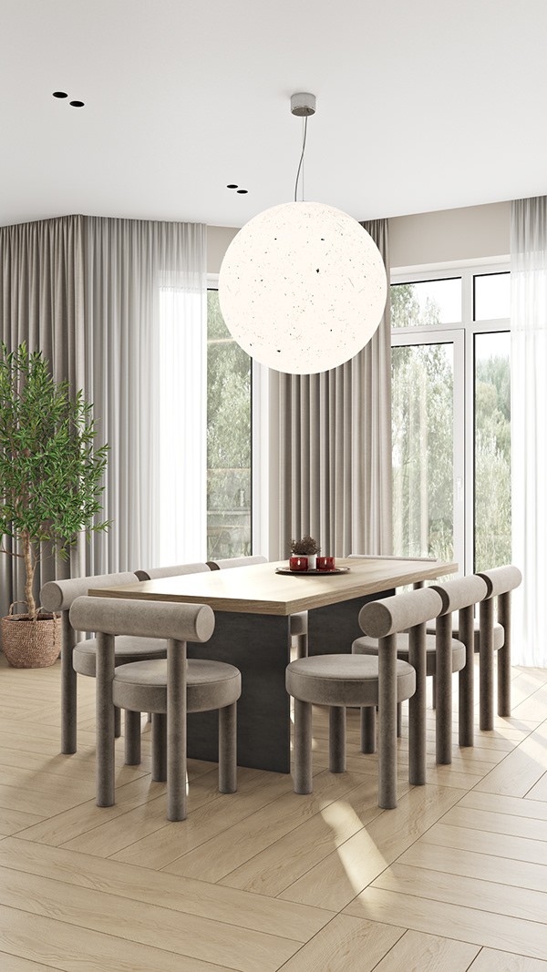 原木与浅灰色室内设计-8