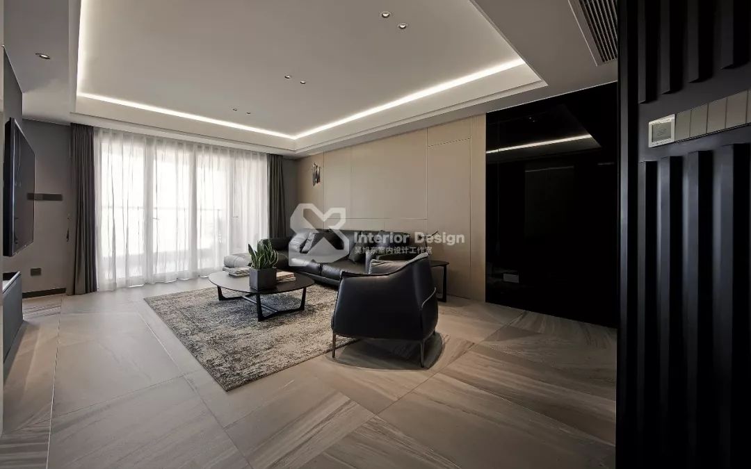 黑白极简,打造 330㎡顶层复式梦空间-57