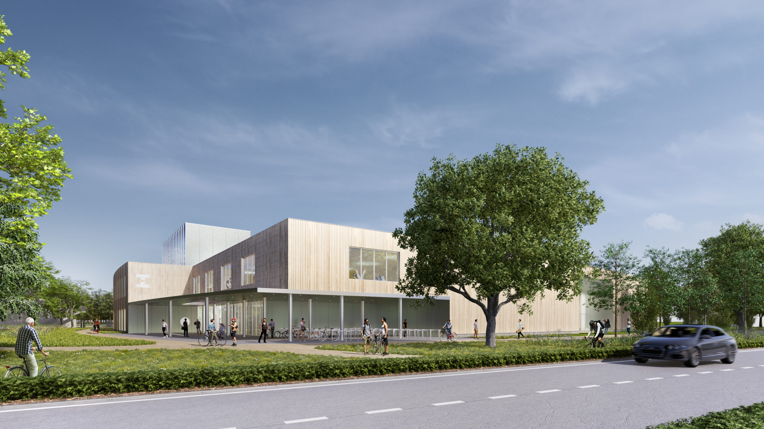 Sportcomplex met klaslokalen - Turnhout — Archiles architecten-3