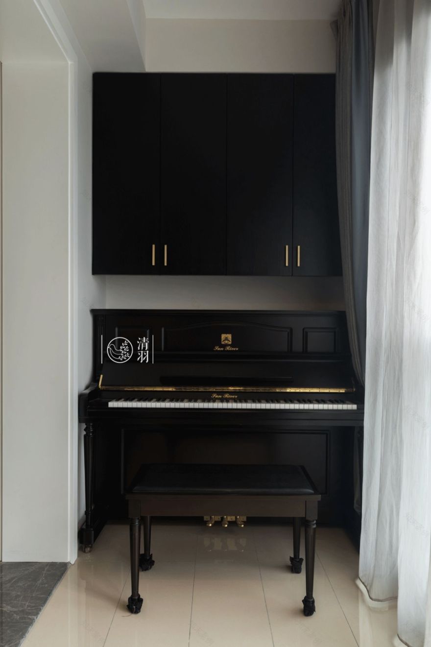 隐约 | 成都 131 平米现代时尚精装房改造-13