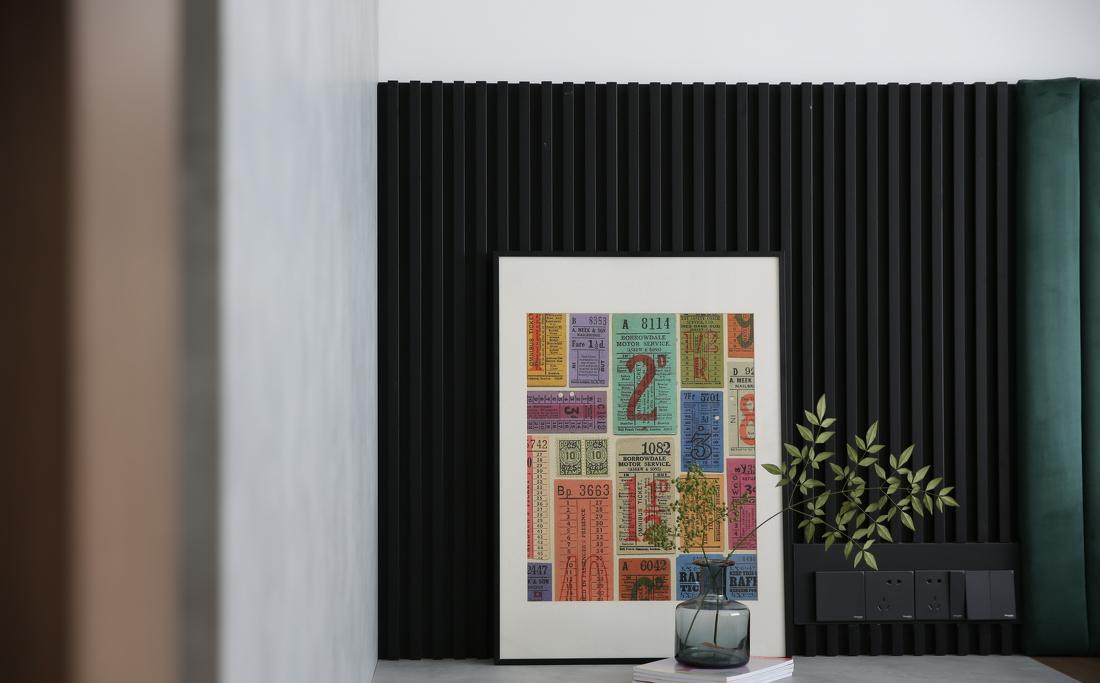 200㎡大平层现代简约风黑白艺术空间-20