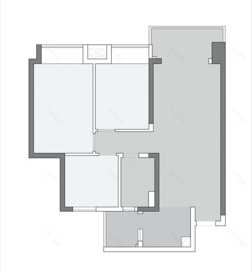 成都小户型多功能融合设计,打造舒适生活空间-1