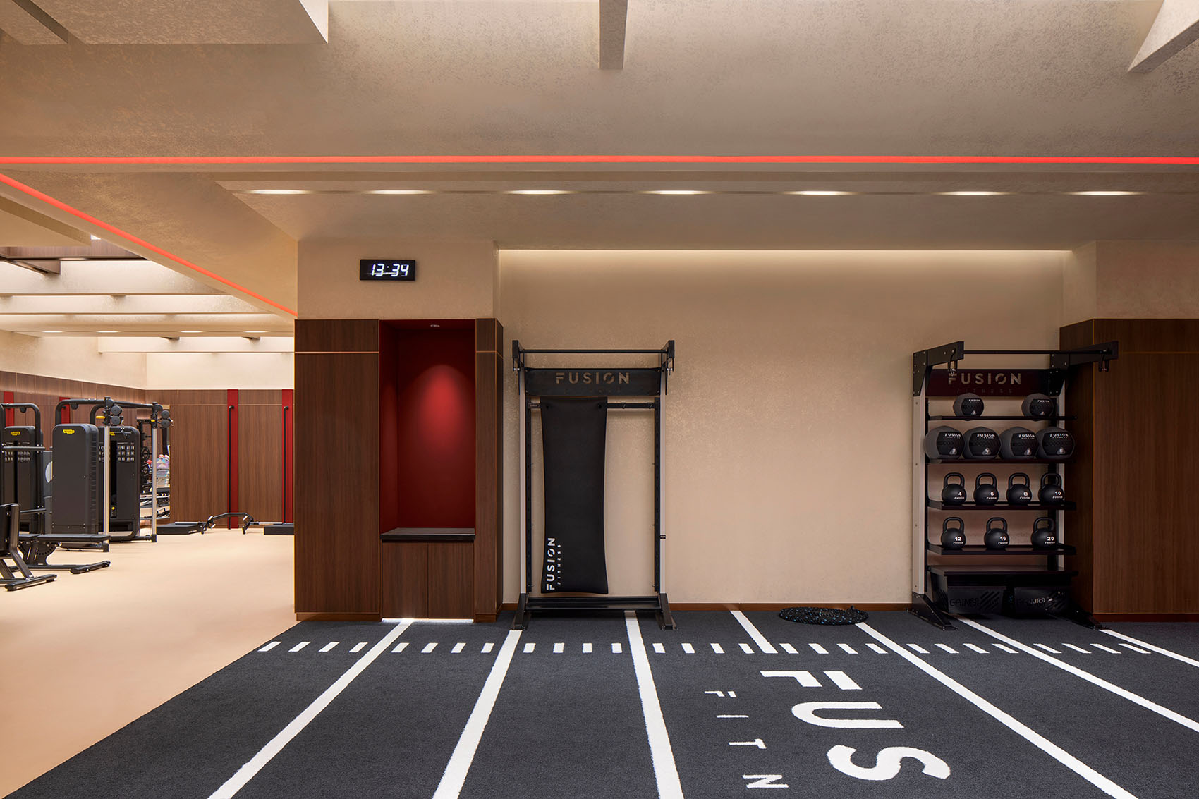 热炼健身会所,深圳湾睿印店丨中国深圳丨得德设计-145