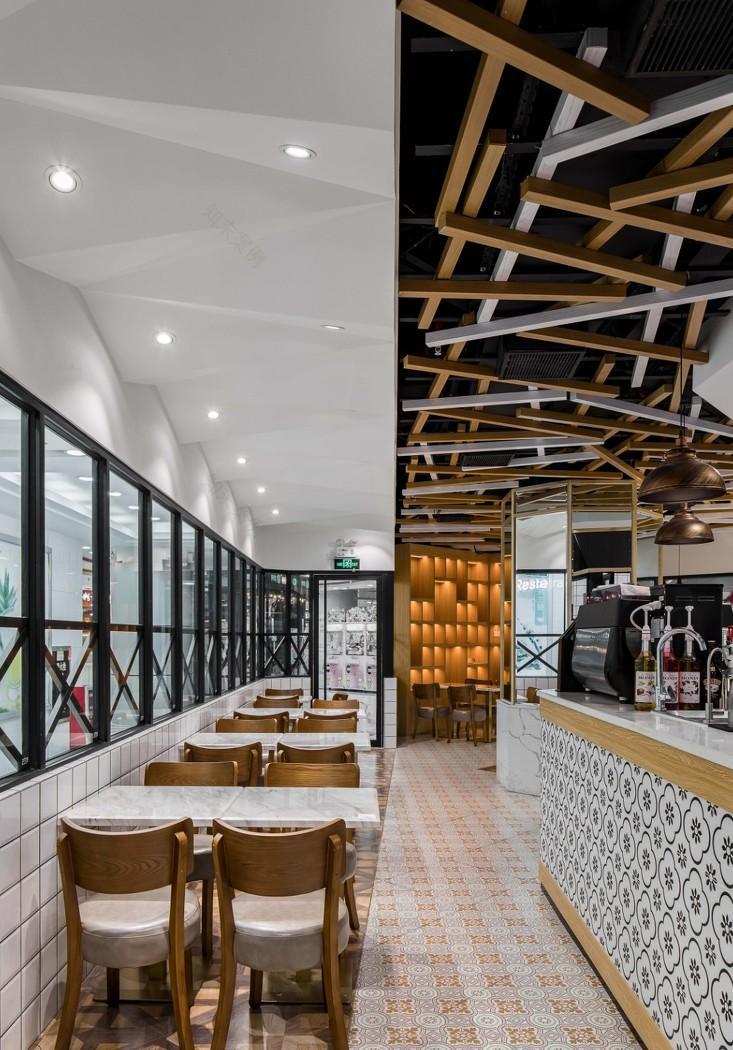 几何斑驳-- 自然拼接美学 | 木芯设计面包店-18