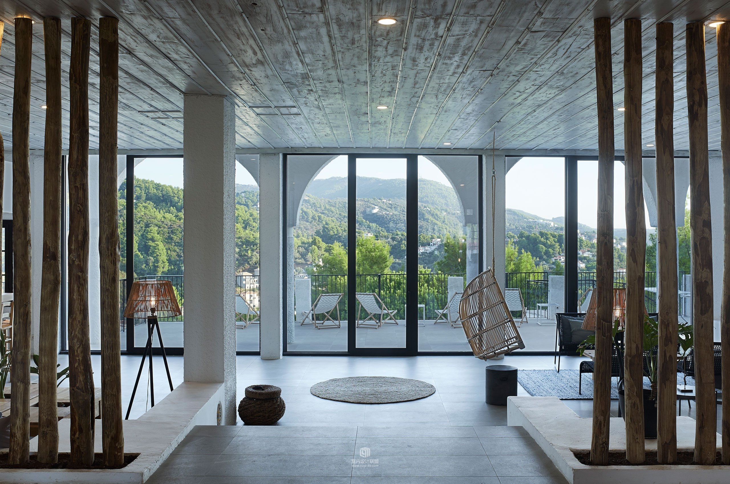 斯基亚索斯岛蓝光的爱琴狂想曲工作室石头和墙壁的酒店-4