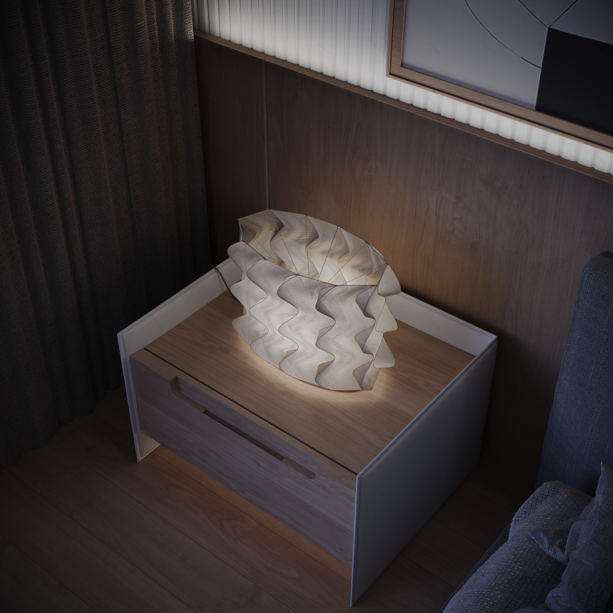 WaveLit 独特台灯设计-14