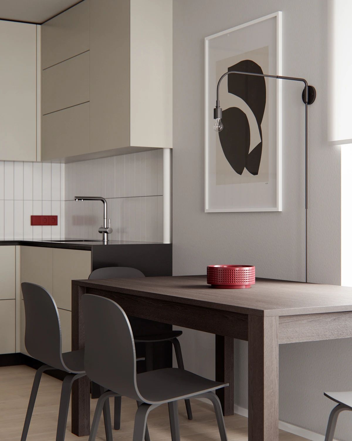 乌克兰利沃夫简约三室一厅设计丨Nazarius Shore-16