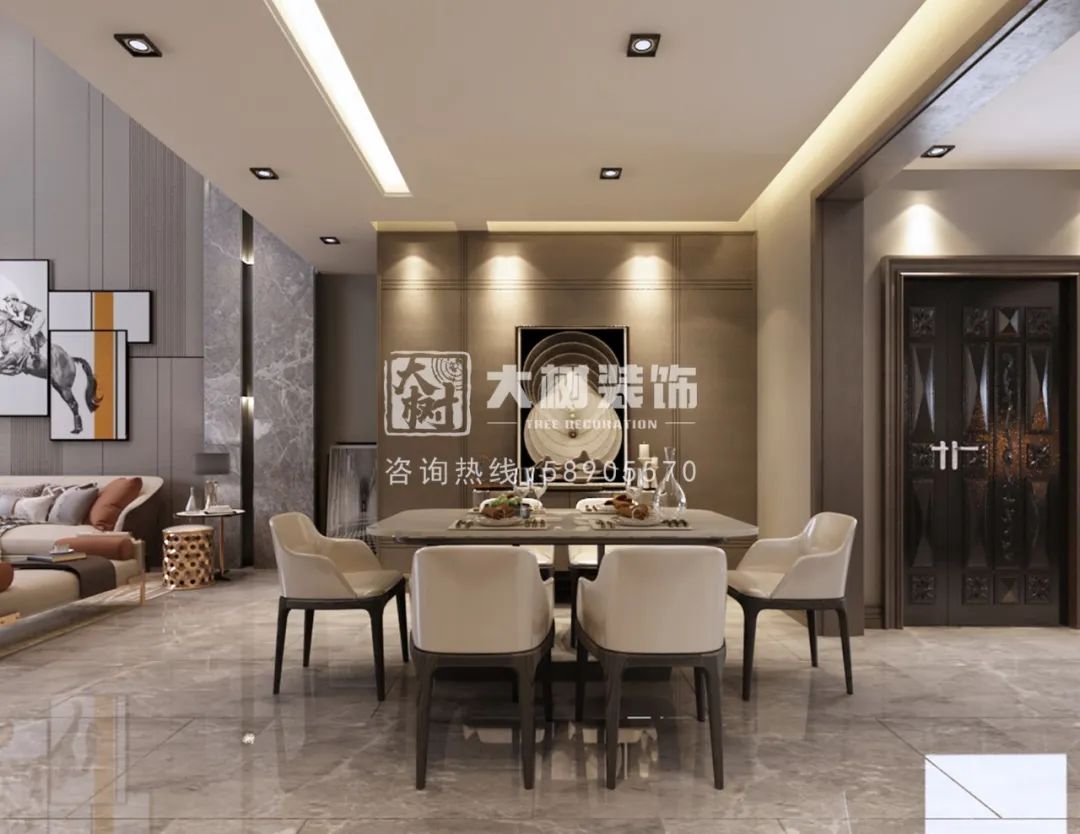 哈尔滨招商贝肯山 150㎡现代轻奢,精致生活新演绎-28