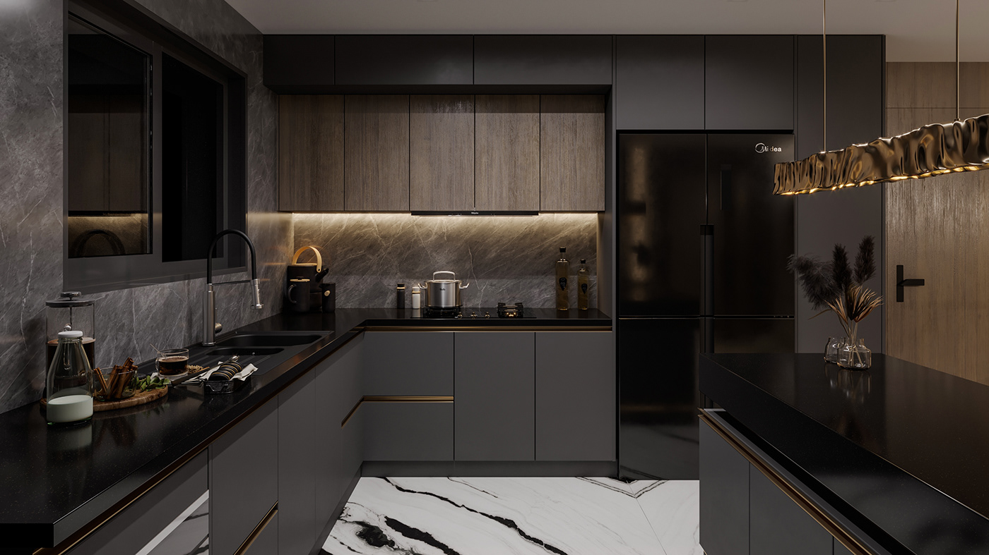 迪拜简约奢华公寓设计丨阿联酋迪拜丨Dubai Studio-10