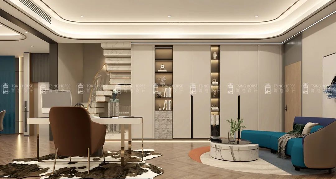 新城玺樾骊府下叠户型设计丨青马别墅设计-54