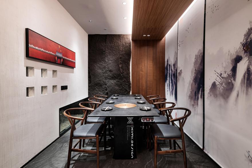 藏在 CBD 的四合院|广州烤肉店设计丨中国广州丨西米工作室-29
