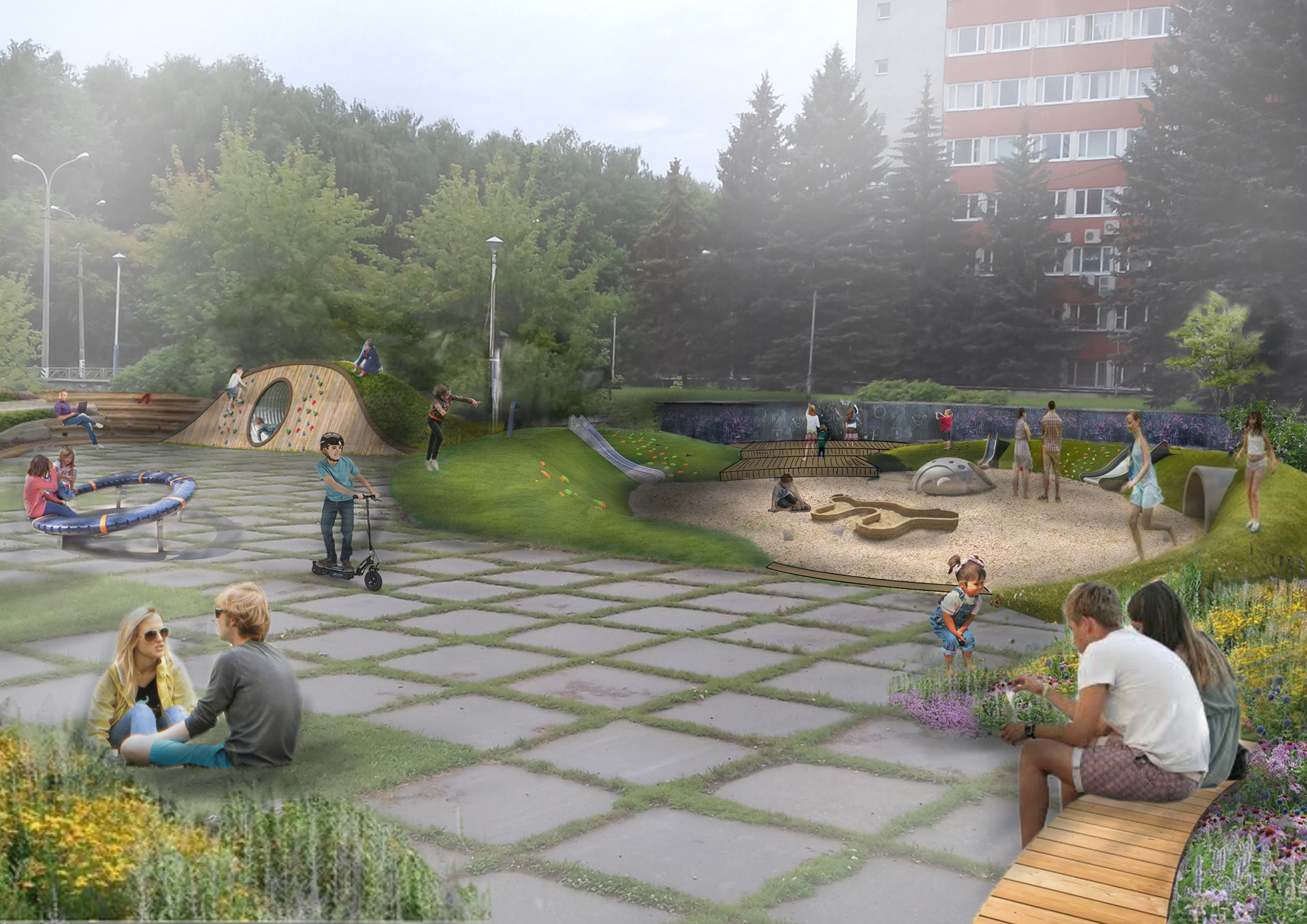 Obninsk现代儿童游乐场丨俄罗斯-8