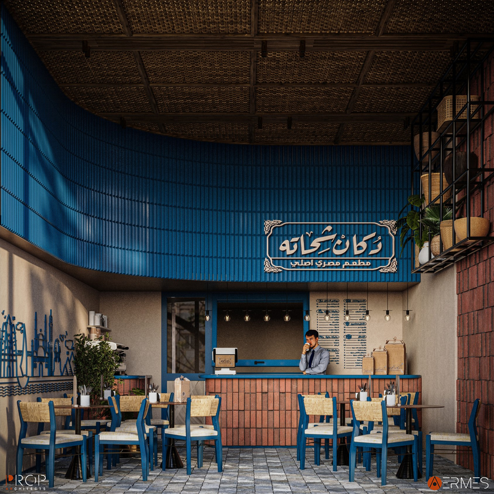 DOKKAN SHAHATA（Dokkan Shahata 咖啡馆）丨沙特阿拉伯丨PROP & AERMES ARCHITECTS-8