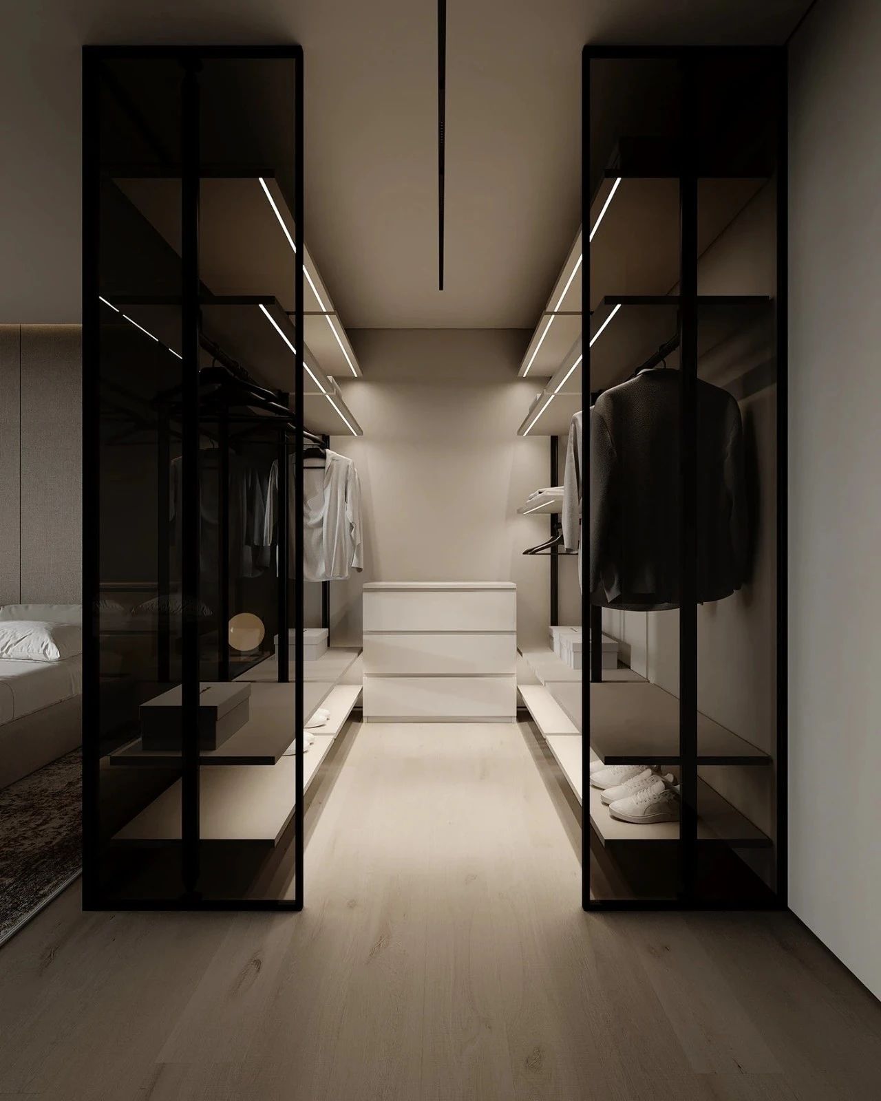 原木系奶油风极简空间loft公寓设计丨URSA STUDIO-46