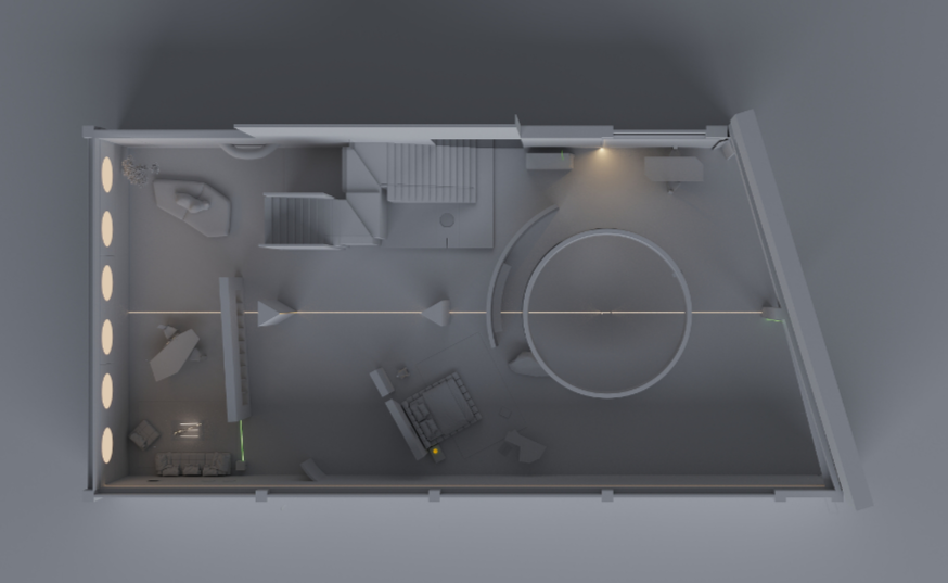 逆向空间×米构展厅：几何秩序，光赋自由-64