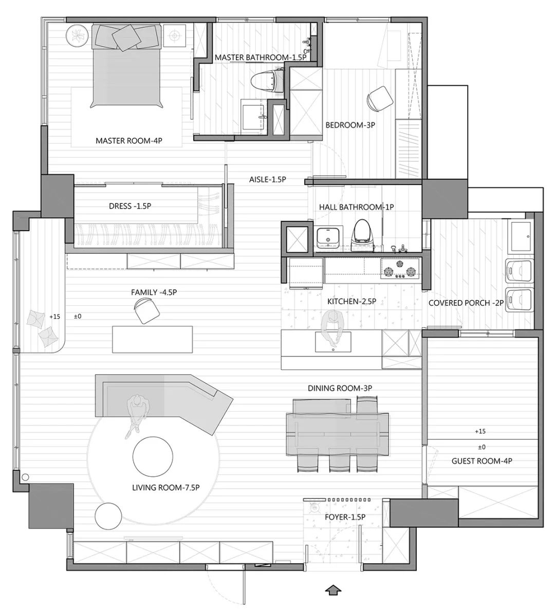 台北100㎡老宅改造丨中国台北-8