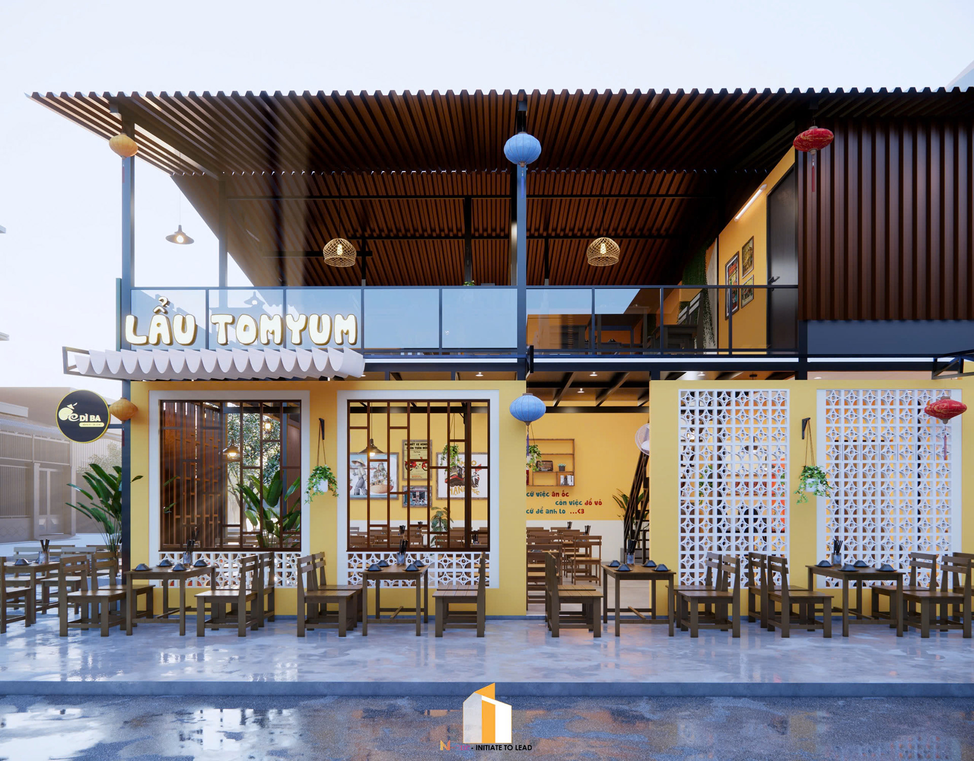 Quán Ốc Dì Ba（可能对应中文“第三螺店” ）丨越南胡志明市丨SN_Design（位于N  One）-8