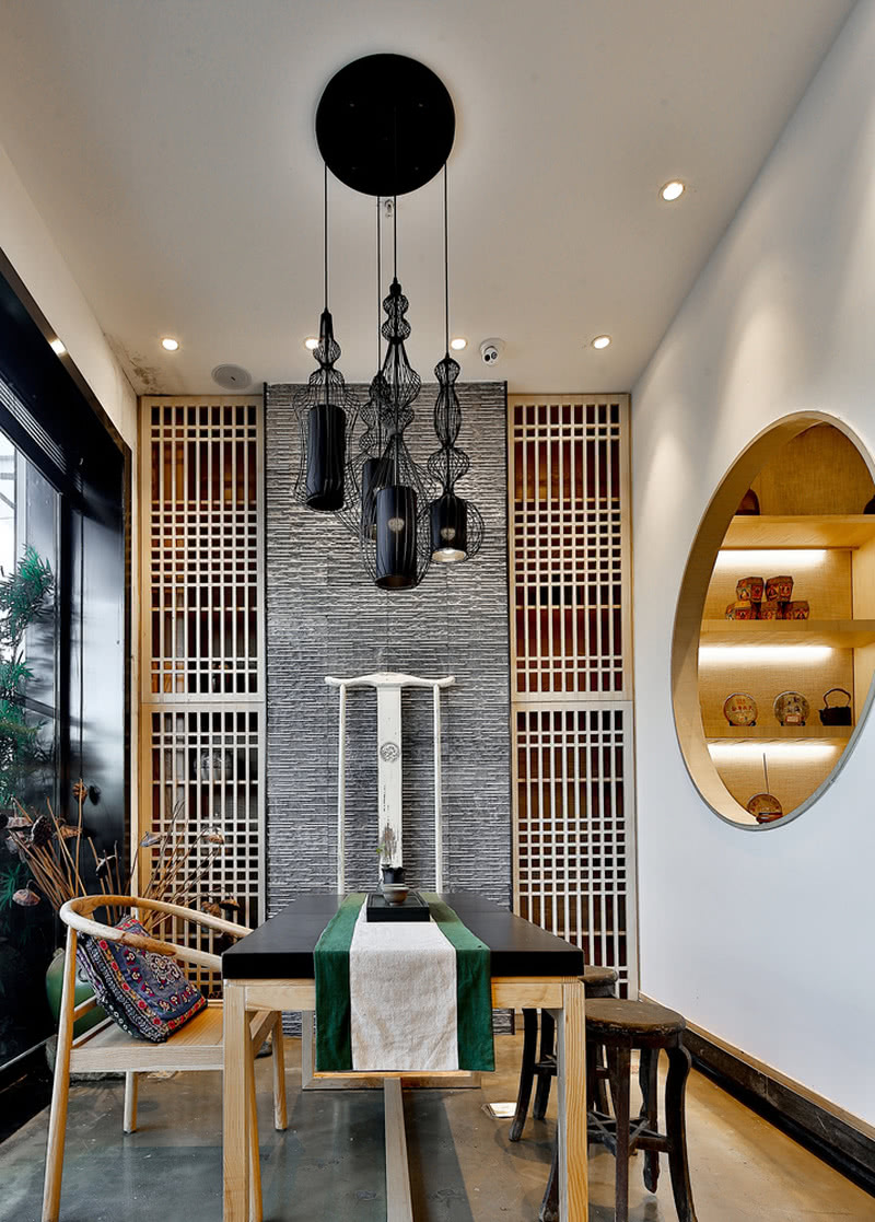 南昌“栖茶会所” | 闹市中的清寂美境-0