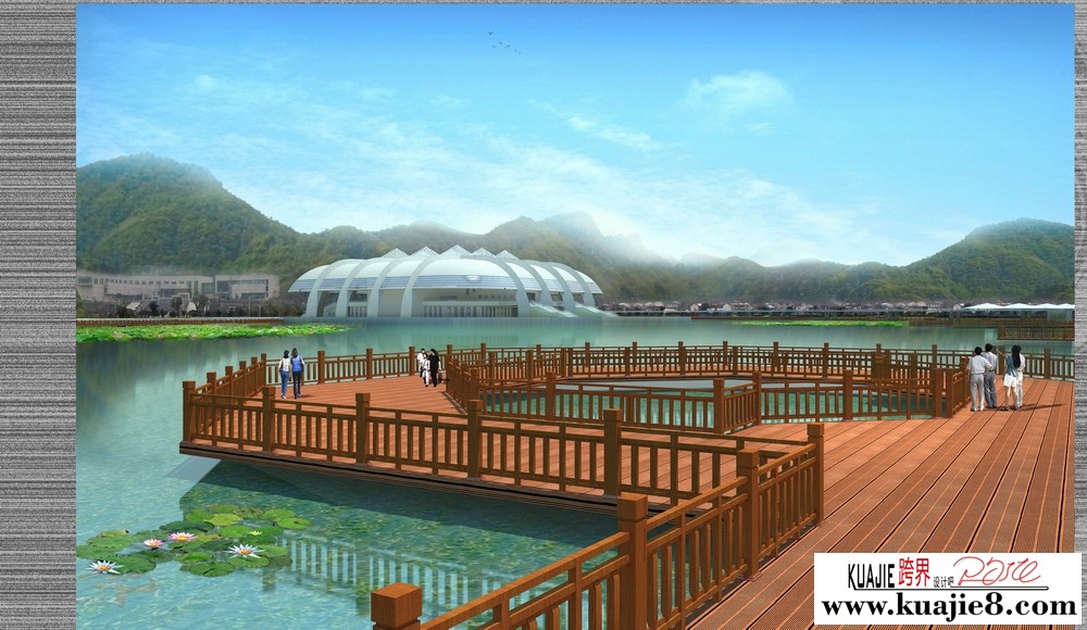 武当山新区 太极湖栈道景观-12