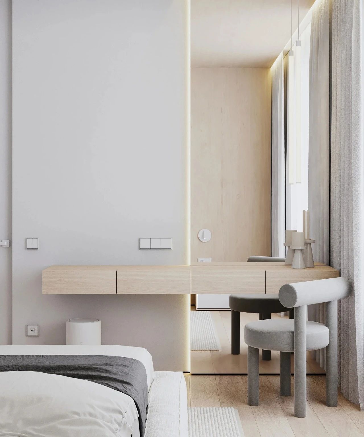 95㎡现代优雅公寓-22