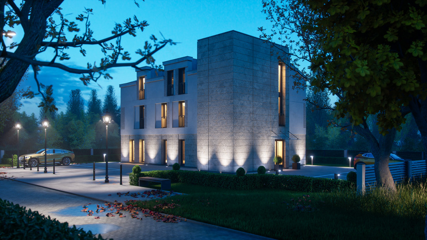 The Office Estate – Boutique Exterior Visualization-11