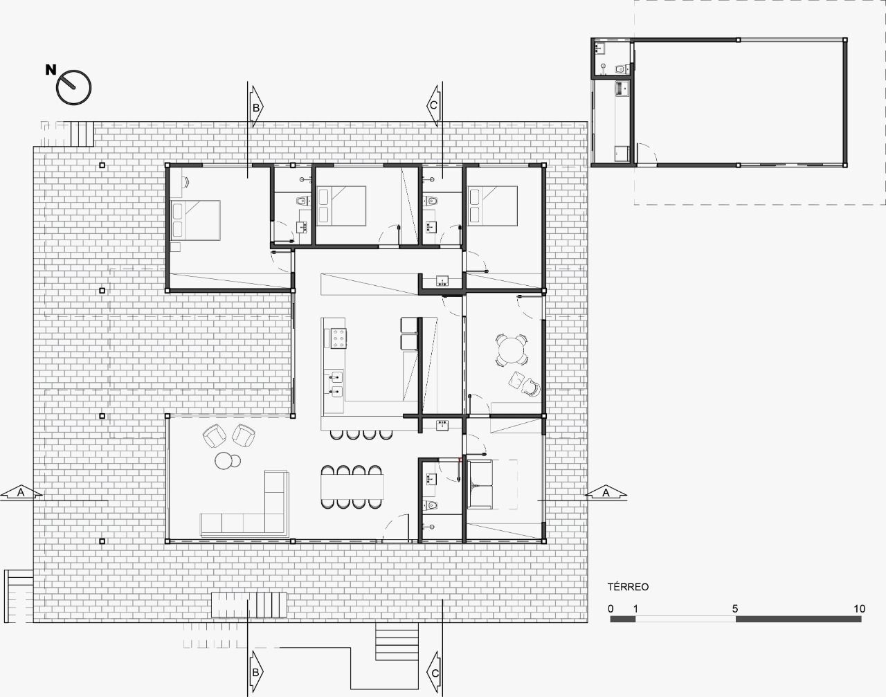 Casa Float 住宅丨巴西丨Spirale Arquitetura-13