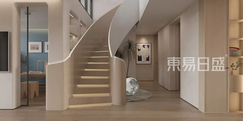 180顶层复式装修，温柔婉约奶油色-28