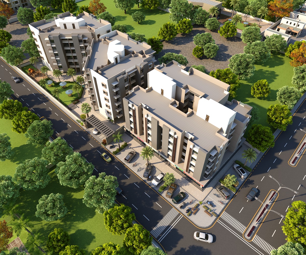 3D 建筑设计师打造的多功能商业空间-33