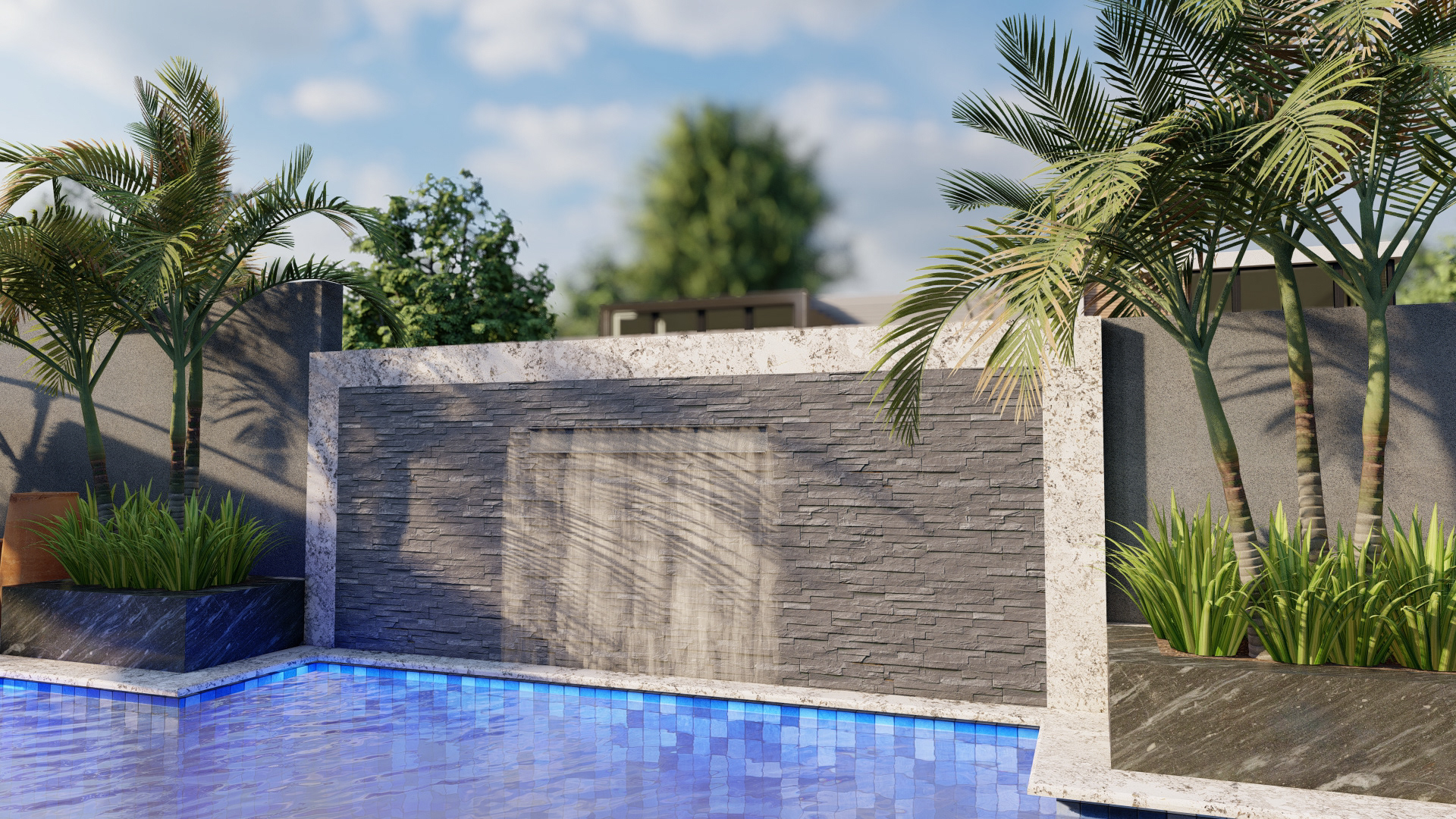 南非约翰内斯堡现代热带景观设计项目丨文中未提及-21