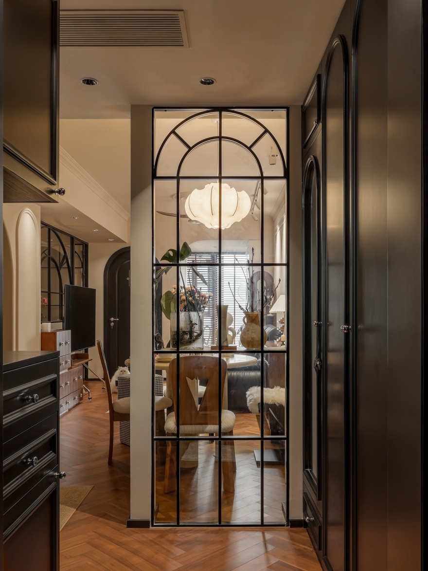 60㎡小户型轻法复古风住宅设计丨中国深圳-31