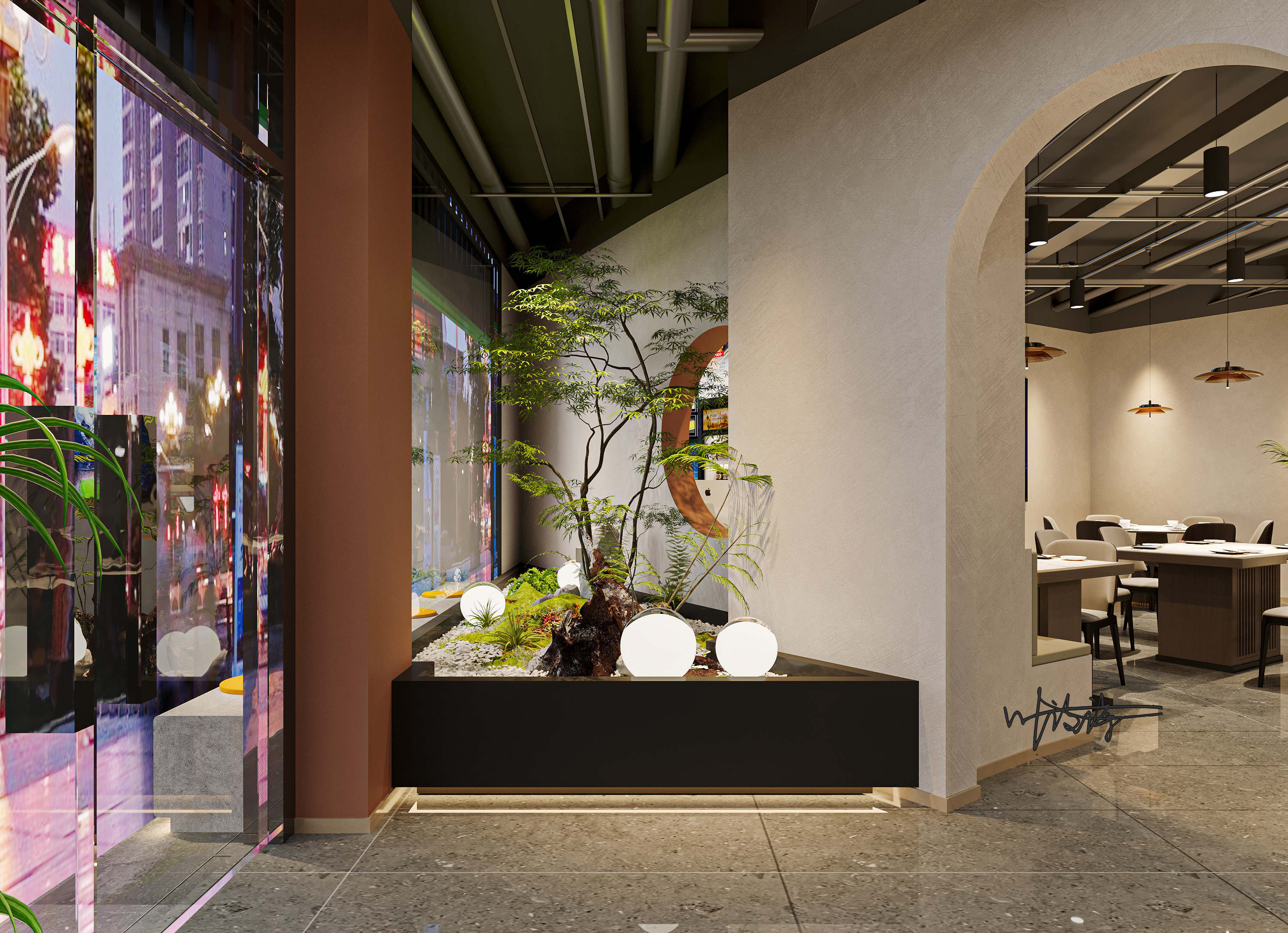 餐饮空间|氛围感与设计感并行-0