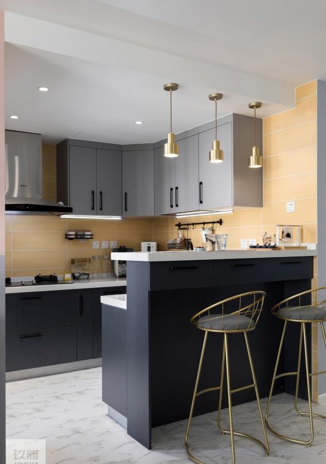 马卡龙色系的甜蜜空间-27