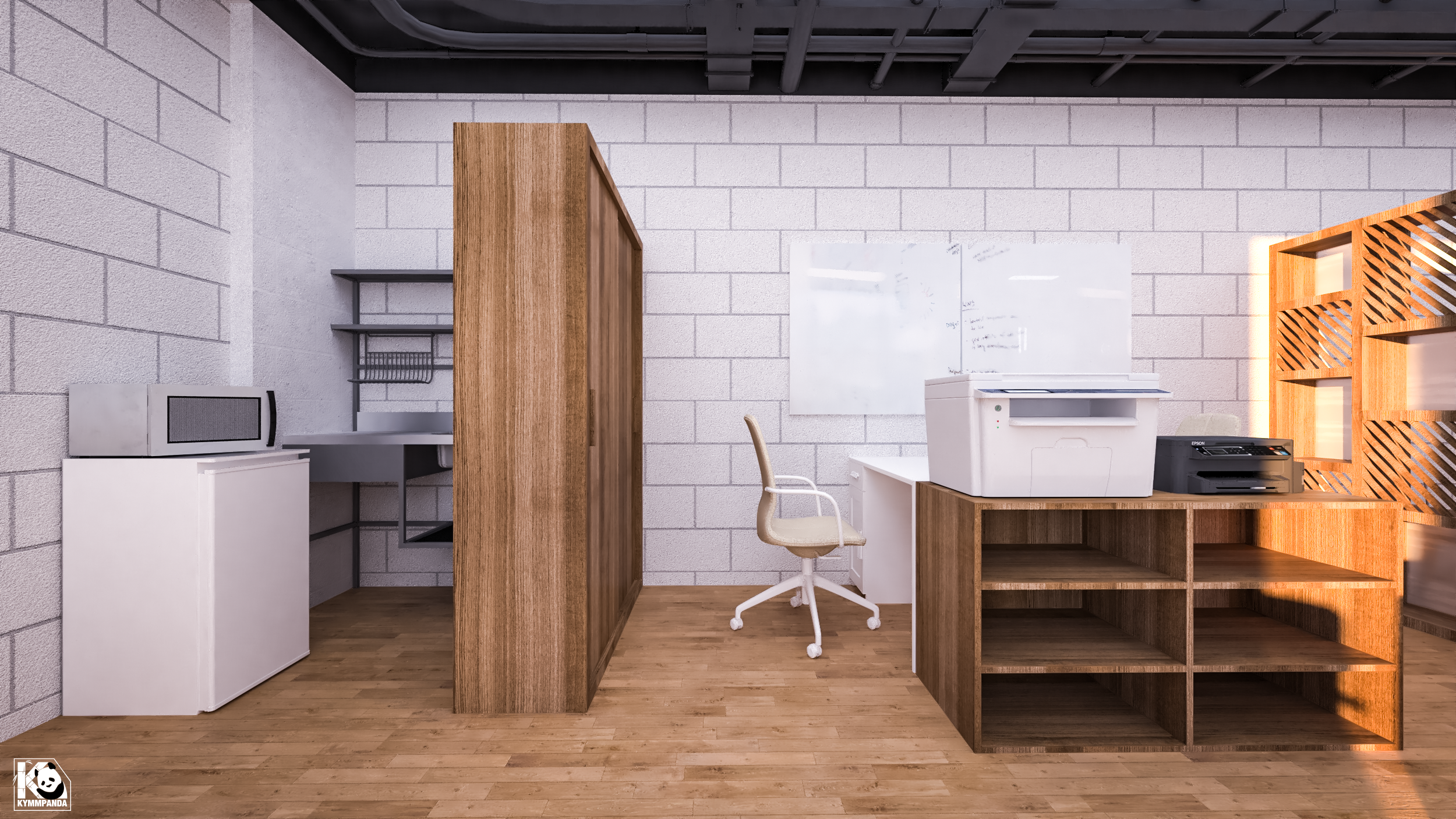 小型办公室室内设计-15