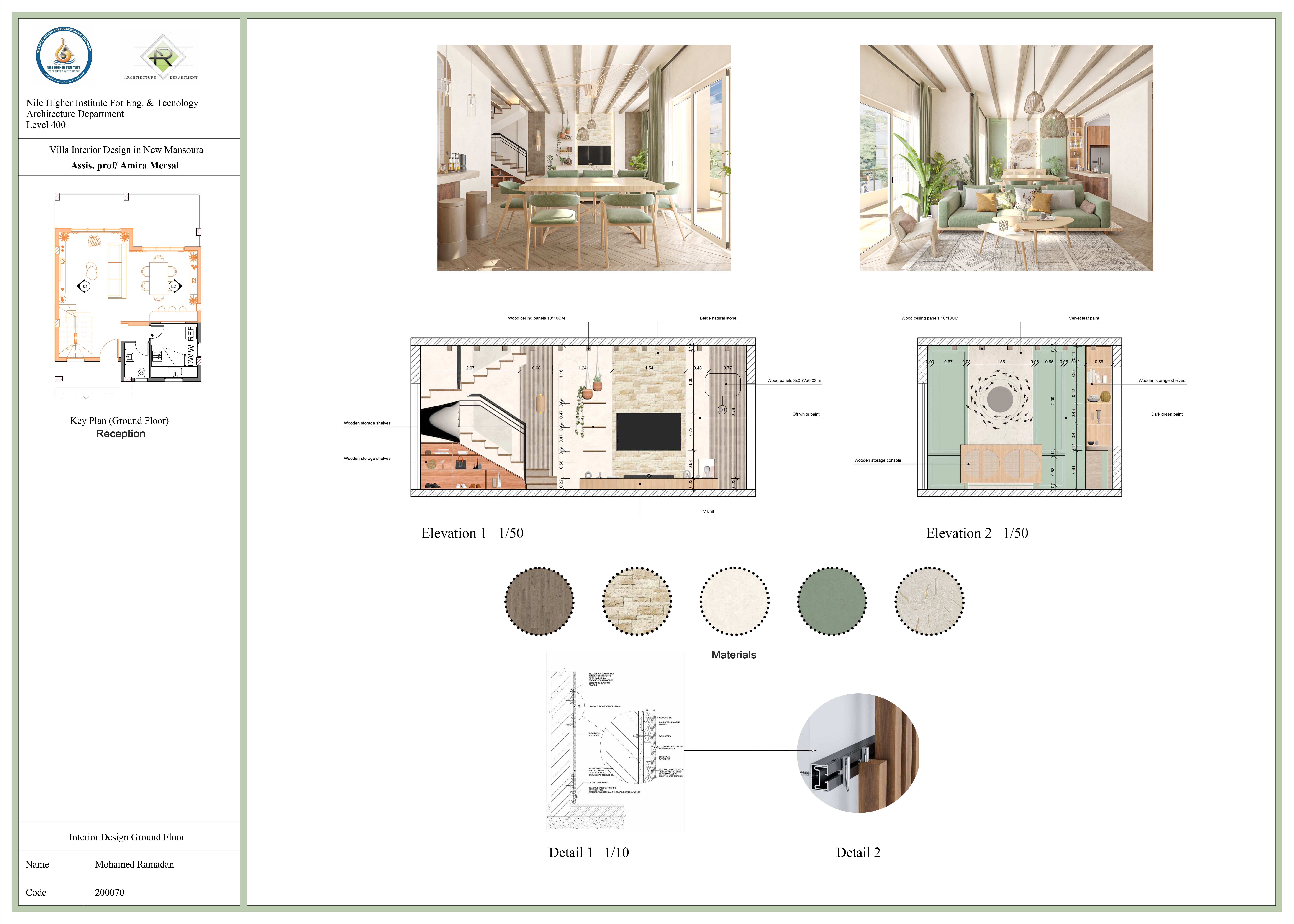 Interior design project | villa in New Mansoura-9