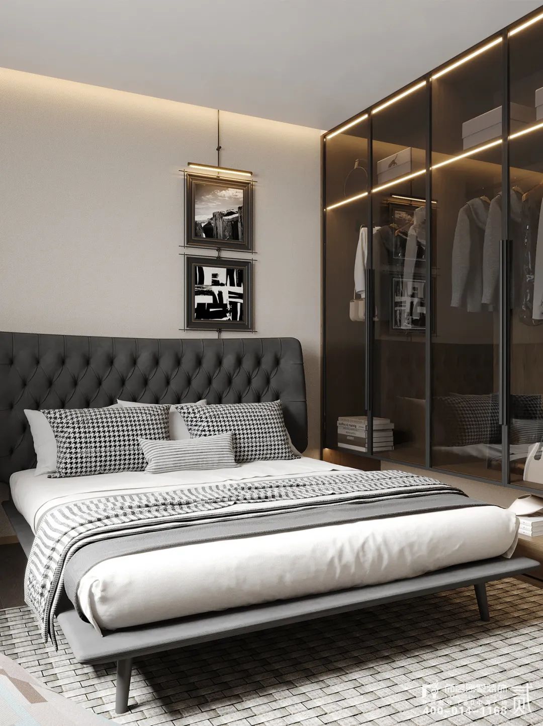 中国府 x 尚层作品 | 90后帅哥独享的178㎡现代大平层，用软装为家注入灵魂！-39