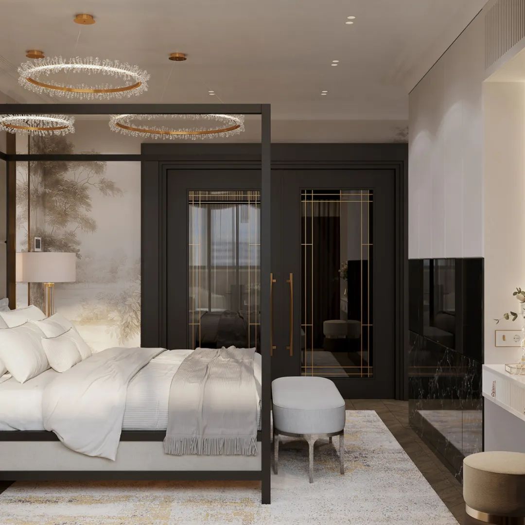 俄罗斯莫斯科 192·4㎡私人豪宅设计丨Julia Design-98