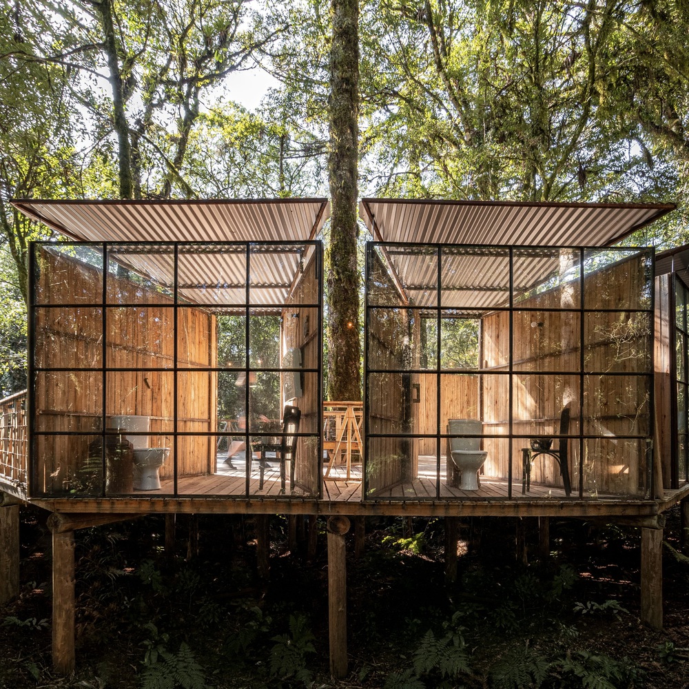 巴西 Casa da Mata 洗手间丨Luiza Jung Arquitetura 360-20