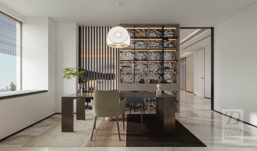 合肥海亮唐宁府 158㎡现代中式复式设计,闲居别庐之美-33