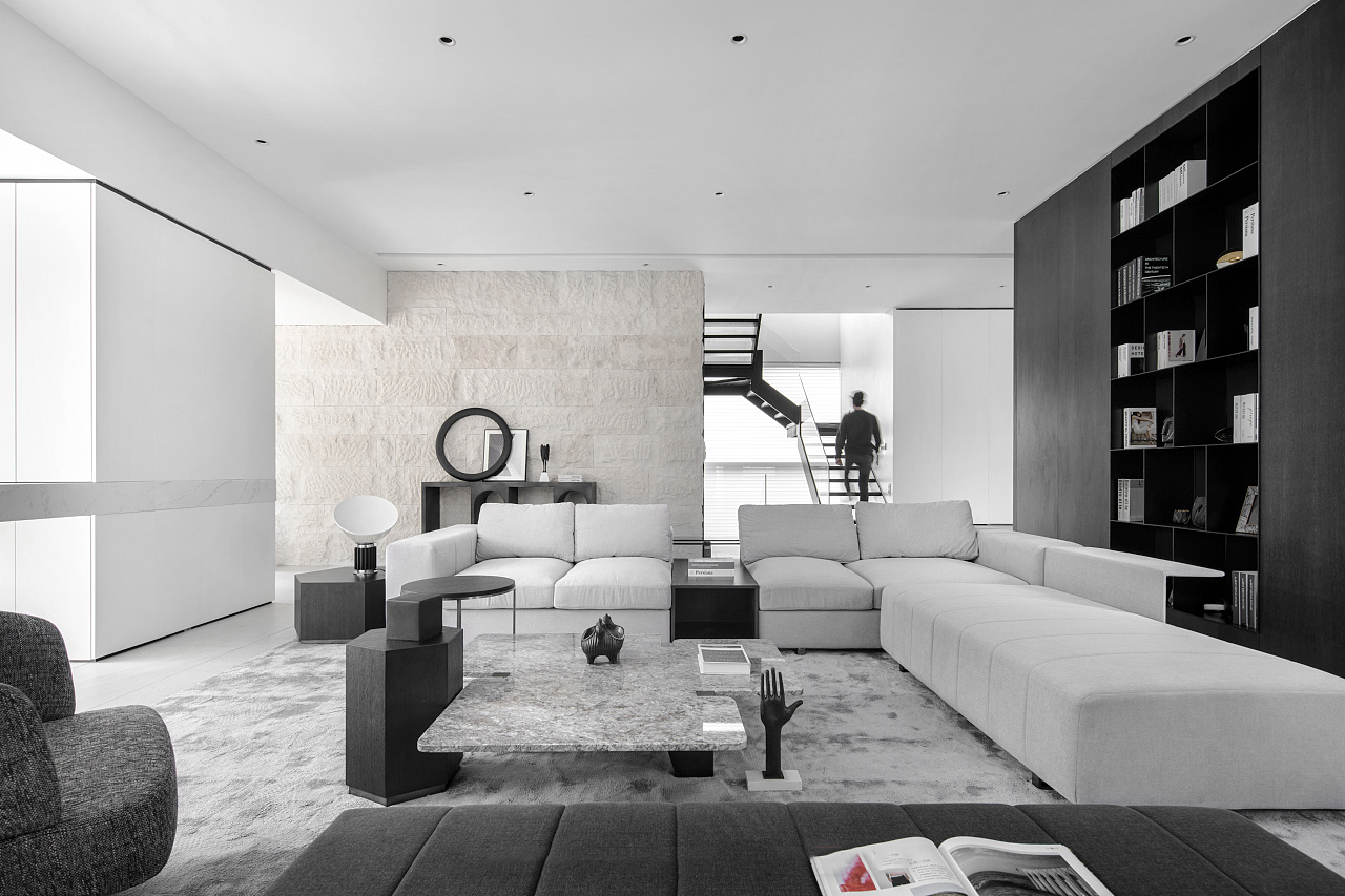 亦鉴设计 | 上海浦东·绿洲千岛花园550m2 私宅-5