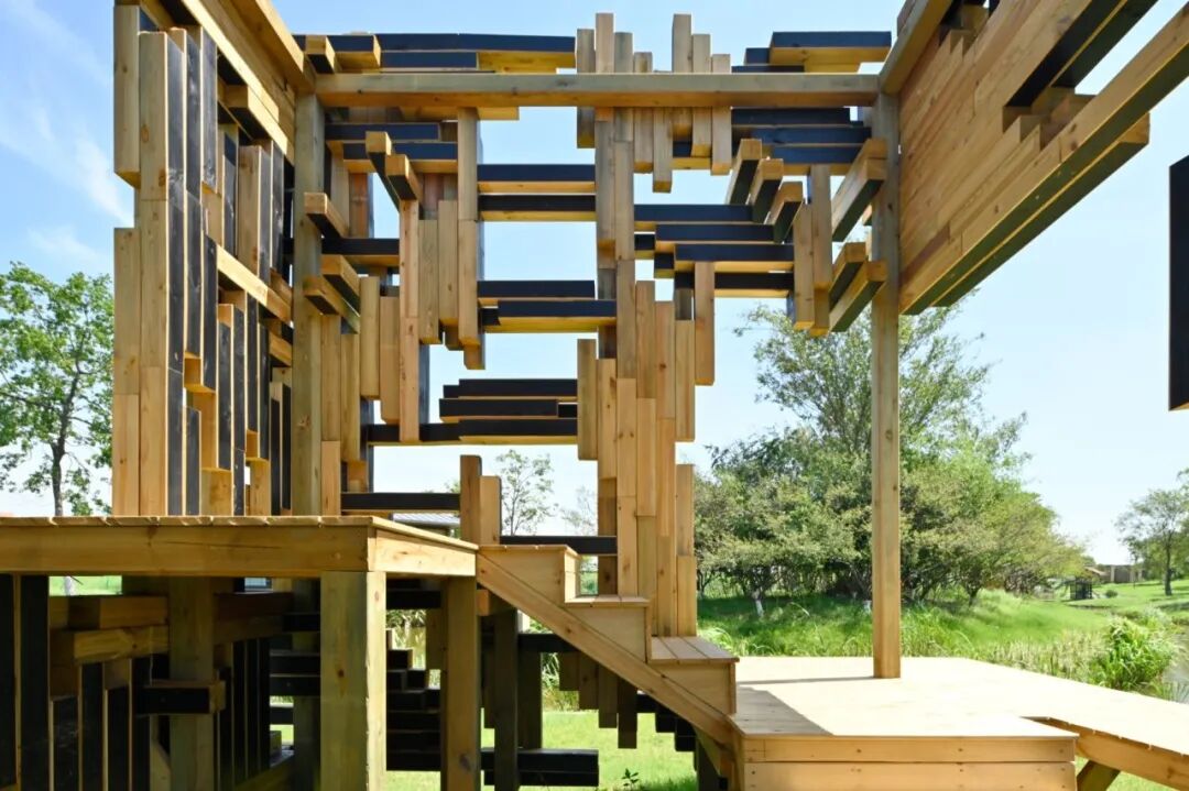 暑假背提-湖州&宣城搭建回顾|从露营地木构到茶山森林装置，探索自然与建造的共生-58