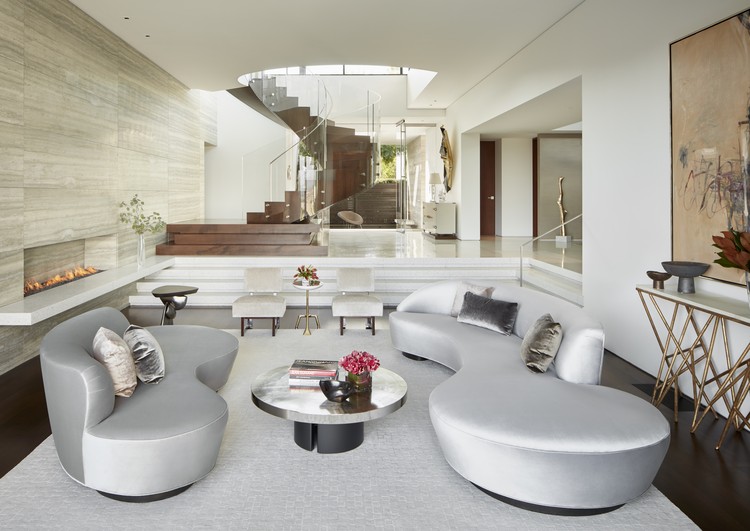 加州山坡上的现代绿色住宅-2