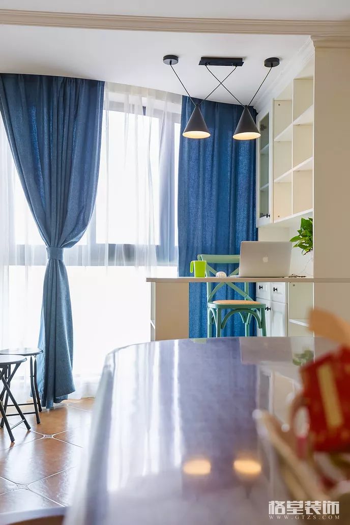 西江月美式风，彩色文化石背景墙，打造惬意空间-30