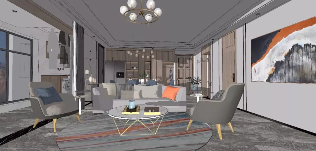 北辰三角洲 C2 区唐宅，现代轻奢风打造舒适生活空间-28