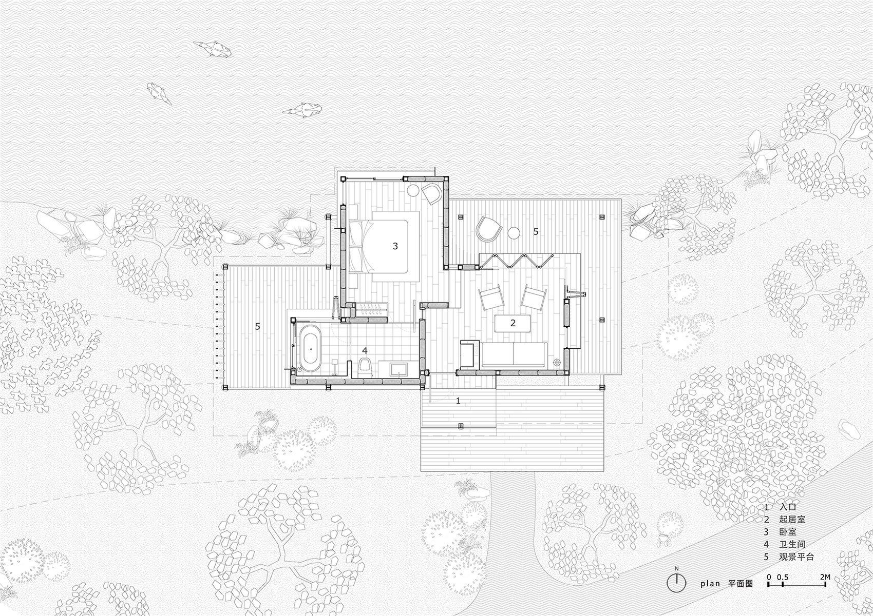 富阳阳陂湖湿地生态酒店丨中国杭州丨尌林建筑设计事务所-114