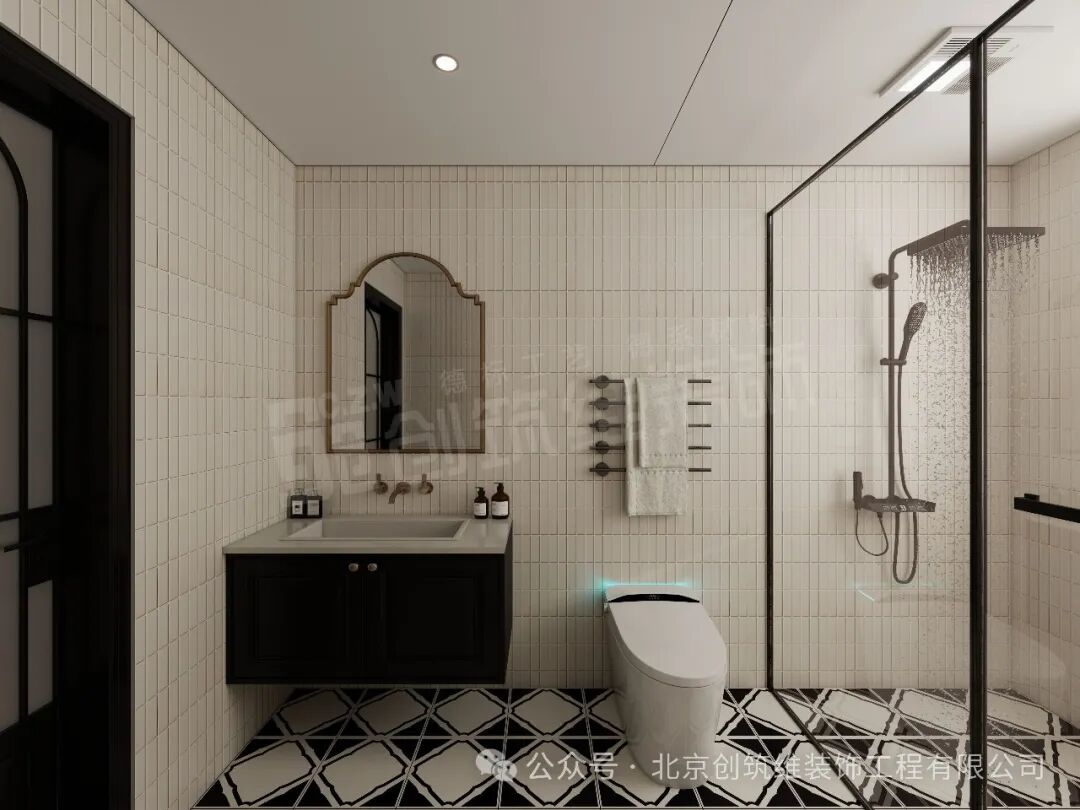 御东君临|122㎡3室2厅3卫轻法式风格装修案例-44