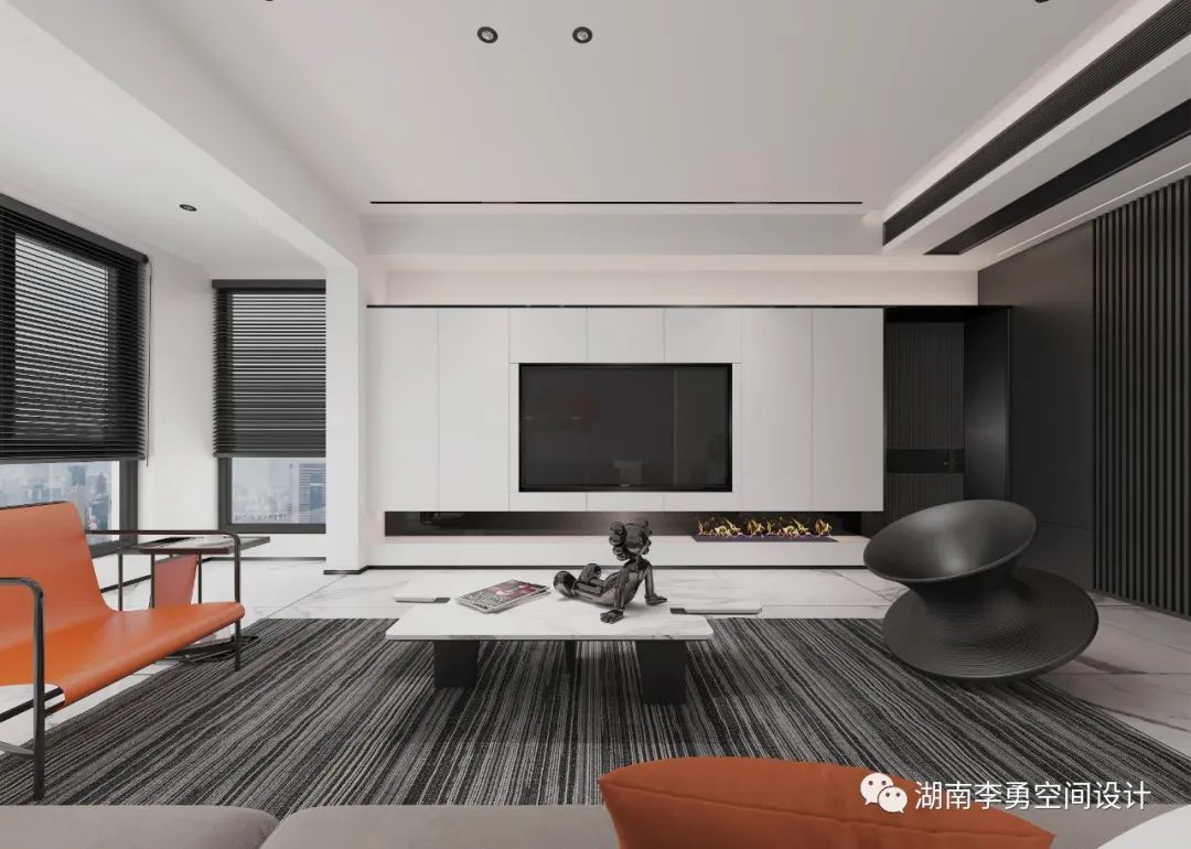 湖南吉首 130㎡简约住宅设计,打造舒适生活空间-8