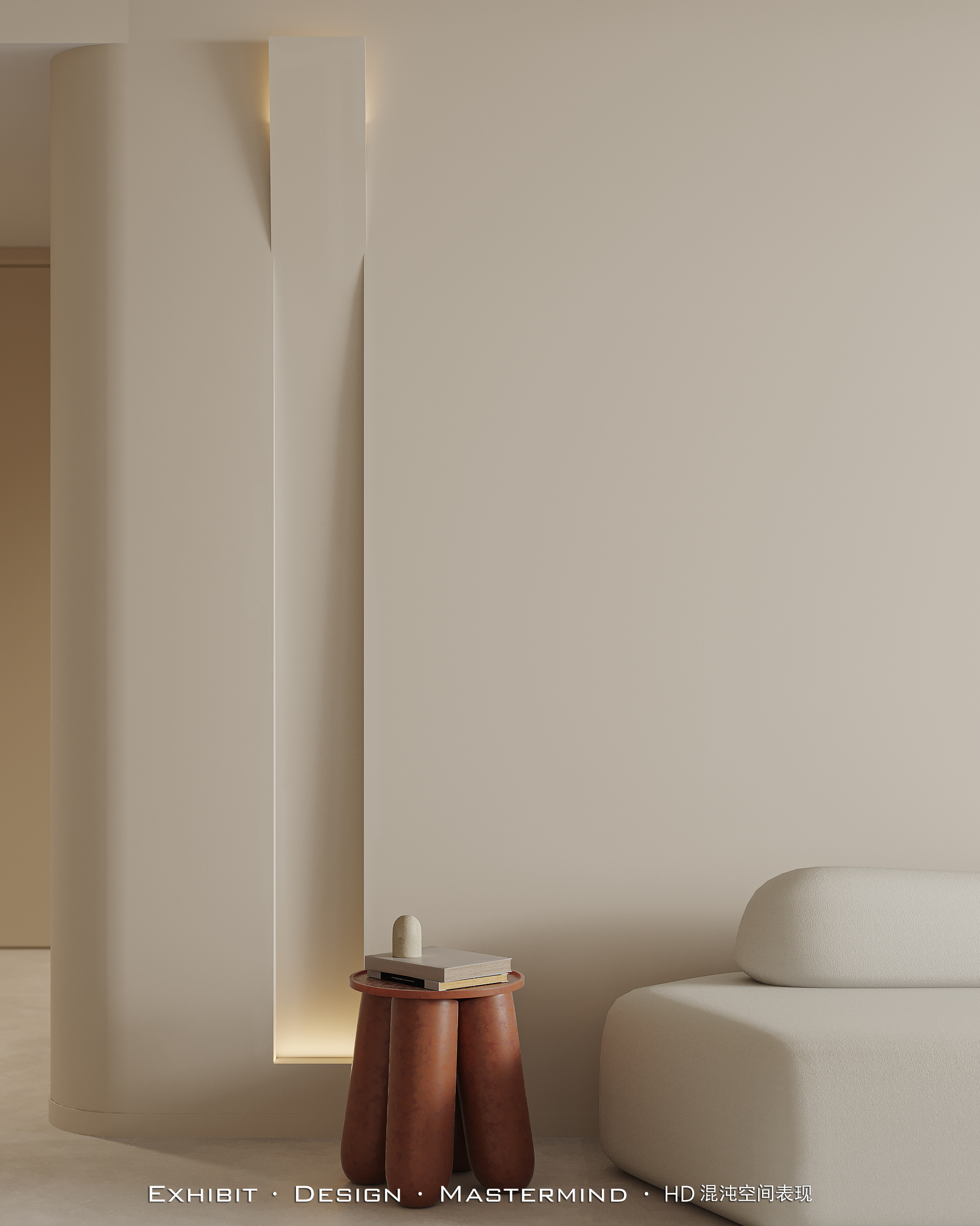 新作首发X 现代极简风平层客餐厅 ▏混沌空间表现-4