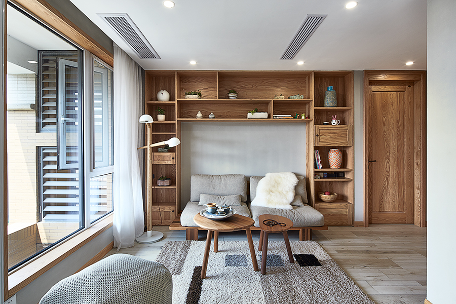 杭州 80 平米北欧原木风小屋 | 舒适与精致的完美结合-6